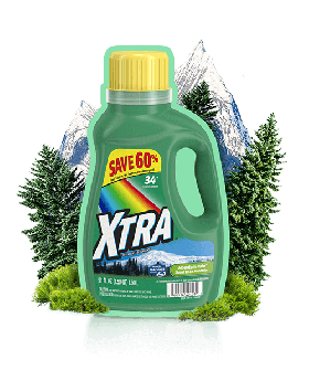 XTRA DETERGENT MOUNT 57.6OZ 6CT
