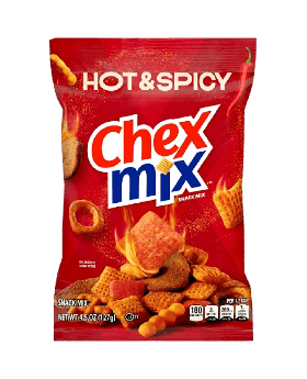 CHEX MIX HOT N SPICY 4.5OZ 8CT