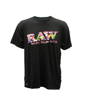 RAW SHIRT FLAG BLACK LARGE 1CT