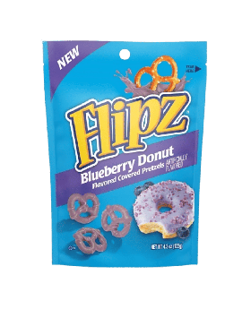 FLIPZ BBERRY DONUT PRETZEL 4OZ 6