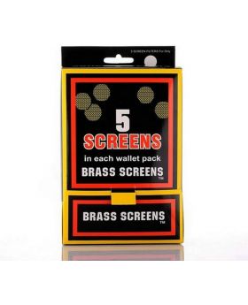 PIPE SCREEN BRASS 100CT