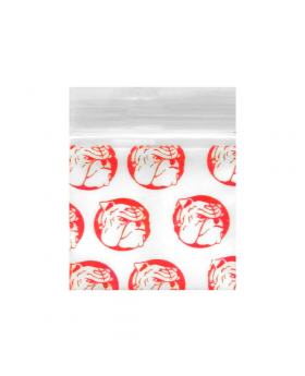 APPLE BAGS 1010 PRINTED RED DOG 10PACK
