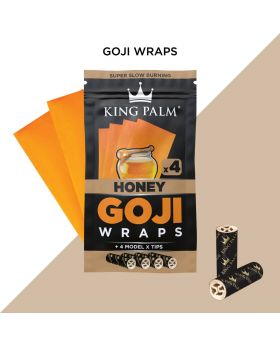KING PALM GOJI WRAP HONEY 15/4PK