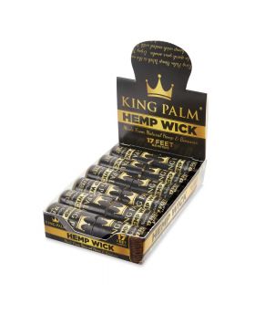 KING PALM HEMP WICK 17FT 12CT