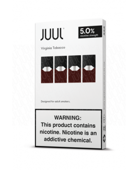 JUUL PODS VIRG TOBACCO 5% 4/8CT