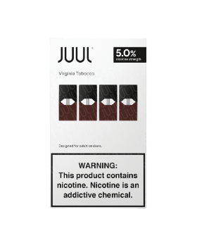 JUUL PODS VIRG TOBACCO 5% 4/8CT