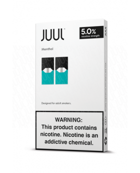 JUUL PODS CL MENTHOL 5% 2/8CT