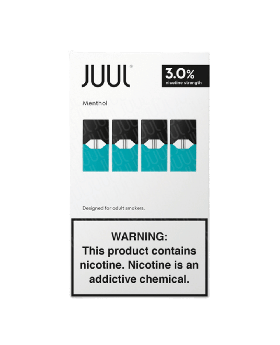 JUUL PODS CL MENTHOL 3% 4/8CT