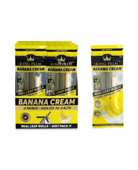 KING PALM MINI 2PK BANANA 20CT