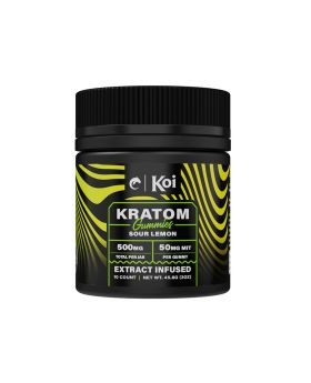 KOI KRATOM GUMMY SOUR LEMON 6CT