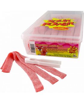 SOUR POWER BELTS STRAW 150/12CT