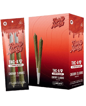 FLYING MONKEY ROLLS CHERRY 10CT