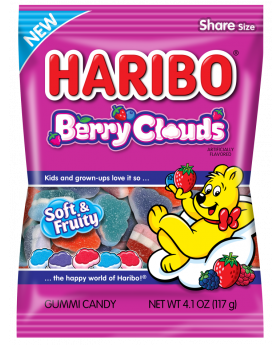 HARIBO PEG BERRY CLOUDS 4OZ