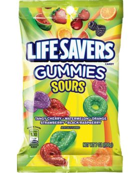 LIFE SAV PEG GUMM SOURS 7OZ