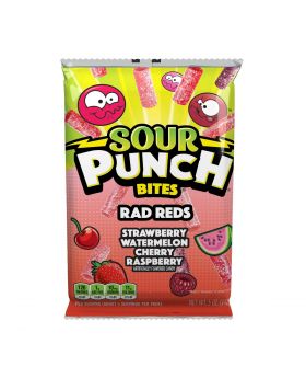 SOUR PUNCH PEG BITE REDS 5OZ12CT