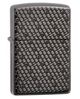 ZIPPO LIGHTER HEXAGON DESIGN