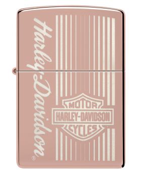 ZIPPO LIGHTER HARLEY DAVID ROSE