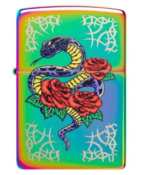 ZIPPO LIGHTER TATTOO THEME SNAKE