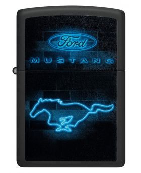 ZIPPO LIGHTER FORD MUSTANG BLUE