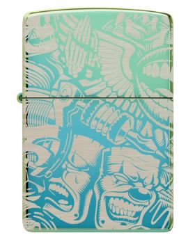 ZIPPO LIGHTER TATTO THEME FACE