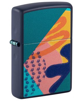 ZIPPO LIGHTER COLORFUL PATTERN D