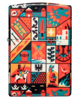 ZIPPO LIGHTER OLD AGES DESIGN