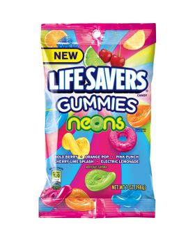 LIFE SAV PEG GUMM NEONS 7OZ