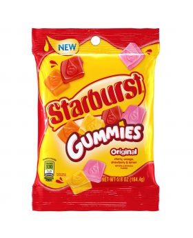 STARBURST PEG GUMMI ORG 5.8OZ