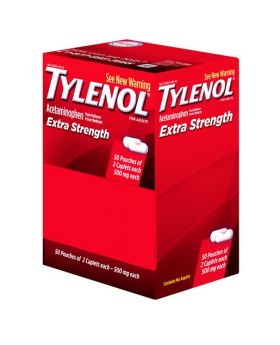 TYLENOL EXTRA STRENGTH 2PK 50CT