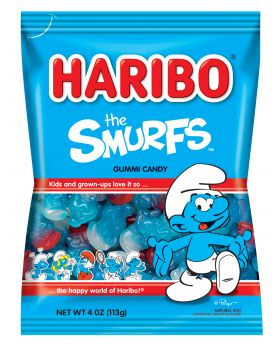 HARIBO PEG SMURFS 4OZ