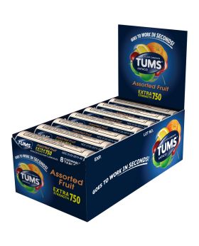TUMS EX ASST FRUIT 12CT