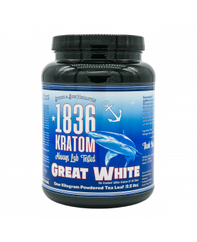 1836 KRATOM 1KG GREAT WHITE 1CT