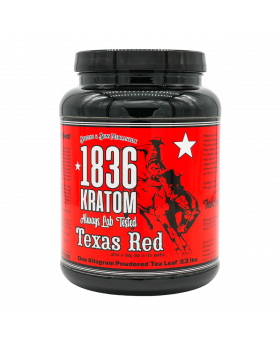 1836 KRATOM 1KG TEXAS RED 1CT