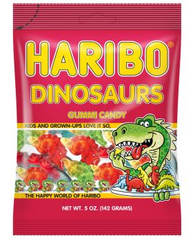HARIBO PEG DINOSAURS GUMMI 5OZ