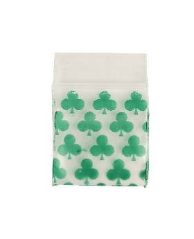 APPLE BAGS 3434 PRINTED CLOVER 10PACK