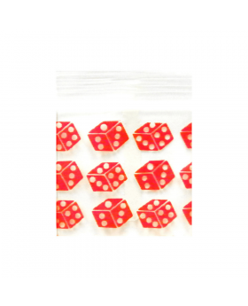 APPLE BAGS 3434 PRINTED DICE 10PACK