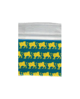 APPLE BAGS 3434 PRINTED DRAGON 10PACK