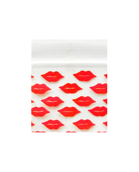APPLE BAGS 3434 PRINTED LIPS 10PACK