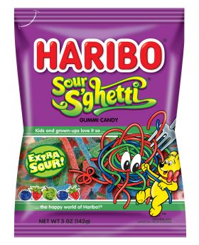 HARIBO PEG SOUR S'GHETTI 5OZ12CT