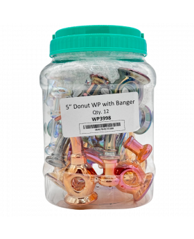 GLASS WP 5IN DONUT WP3998 12CT