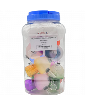 GLASS SNIFFER MUSHROOM SN137 10C