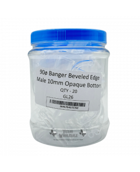 GLASS BANGER MALE 10MM GL26 20CT