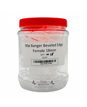 GLASS BANGER FEMALE 18MM GL37 15