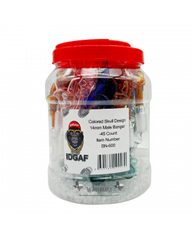 GLASS 14M MALE BANGER BN600 45CT