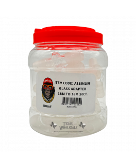 GLASS ADAPTER AS18M18M 20CT