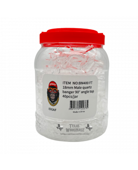 GLASS 18M MALE BANGER BN400 40CT