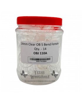 GLASS 14MM FEMALE S BEND 11 14CT