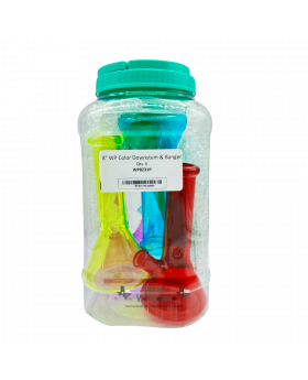 GLASS 8IN COLOR WP8231P 6CT