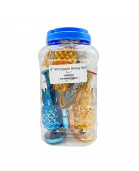 GLASS WP 9IN PINEAPPLE WPM0492 7