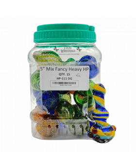 GLASS HP 5IN FANCY HP111DG 15CT
